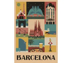 Clementoni PUZZLE Style in the City: Barcelona / 1000 Teile / ab 14 Jahren