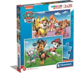 Clementoni Puzzle Paw Patrol / 2x20 Teile / ab 3 Jahren