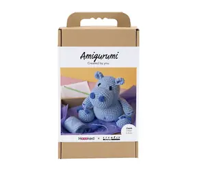 Creativ Company Amigurumi Nilpferd Häkelset / ab 12 Jahren