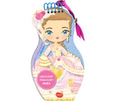 Presco Group Ella&Max Anziehpuppen PRINZESSIN EMMA - Malbücher / Sprachversion: CZ / ab 4 Jahren
