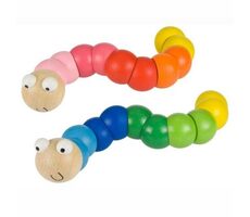 Bigjigs Toys Bunter Wurm rot / ab 12 Monaten