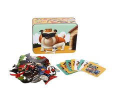 Puzzle 14262 Bulldogge - Hundemode - Magnetspiel, 50 Teile und 8 Vorlagen / ab 3 Jahren