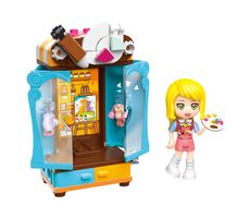 QMAN UNA Serie 34011-4 Malergarderobe / Bausatz / 83 Teile / ab 6 Jahren 