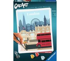 Ravensburger 235254 CreArt Trendy Cities: London / Alter ab: 12 Jahren / Versionen: FI/DA/SV/IS/NO/CS/SK/EN