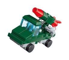 QMAN Trans Collector 3in1 2106-3 Raketenauto / Bausatz / 36 Teile / ab 6 Jahren 