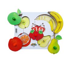 Just Jigsaws 150 Schäl- und Schneidemotive 1 - Holzpuzzle / 6 Teile / ab 3 Jahren