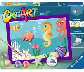 Ravensburger 120232681 CreArt Seepferdchen (mit Gipsform) / Alter ab: 9 Jahren / Version: international