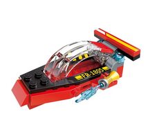 QMAN Wasserwerfer-Feuerwehrauto 1805-6 / Bausatz / 39 Teile / ab 6 Jahren