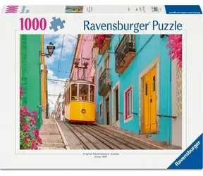 Ravensburger 120019138 Straßenbahnnetz Lissabon, 1000 Teile / ab 14 Jahren / Version: International