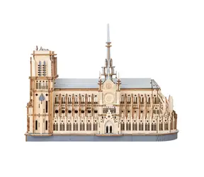 Robotime 3D-Holzpuzzle Notre-Dame Kathedrale von Paris