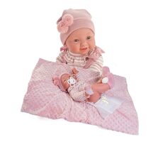 Antonio Juan 50160 MIA - realistische Babypuppe mit blinkendem und pinkelndem Körper aus Vinyl - 42 cm / ab 3 Jahren
