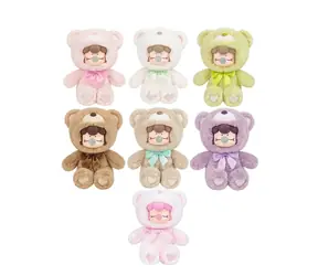 Robotime Plüschpuppe Nanci Teddybär 1 Stück (Farbe zufällig)