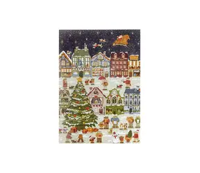 Robotime Puzzle Weihnachtswelpen, 1000 Teile
