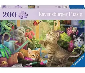 Ravensburger 120017356 Schlaue Kätzchen, 200 Teile / Alter ab: 9 Jahren / Version: International