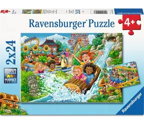 Ravensburger 120042587 Vergnügungspark 2x24 Teile / Alter ab: 4 Jahren / Version: International