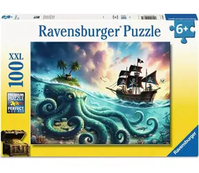 Ravensburger 120042631 Piratenschatz, 100 Teile / Alter ab 6 Jahren / Version: International