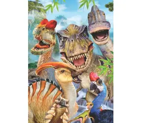 ANATOLISCHES Puzzle Dinosaurier Selfie / 260 Teile / ab 8 Jahren