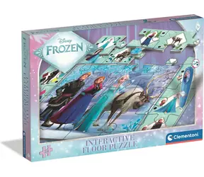 Clementoni Bodenpuzzle mit interaktivem Stift, Frozen, 24 Teile / ab 3 Jahren