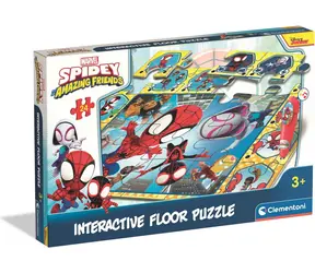 Clementoni Bodenpuzzle mit interaktivem Stift Spidey, 24 Teile / ab 3 Jahren