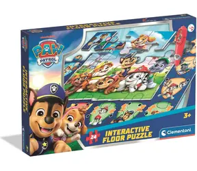 Clementoni Bodenpuzzle mit interaktivem Stift Paw Patrol 24 Teile / ab 3 Jahren