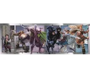 Clementoni 39501 Panorama-Puzzle Dungeons & Dragons, 1000 Teile