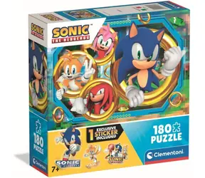 Clementoni 29796 Puzzle Sonic the Hedgehog 180 Teile / ab 7 Jahren