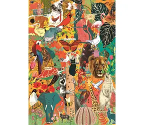Clementoni 37073 Puzzle „Mehr ist mehr“: Tiere und Pflanzen, 1000 Teile