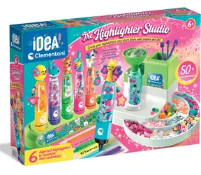 Clementoni IDEA Kreativset Textmarker-Bastellabor / ab 6 Jahren