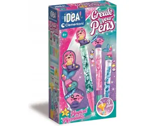 Clementoni IDEA Kreatives Stiftebastelset Meerjungfrauen / ab 6 Jahren