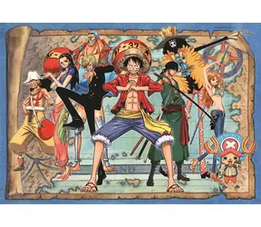 Clementoni 35137 Puzzle Anime-Kollektion: One Piece, 500 Teile / ab 10 Jahren