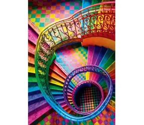 Clementoni 35591 Puzzle Colorboom: Treppe, 500 Teile / ab 10 Jahren