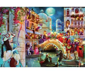 Clementoni 39990 Puzzle Karnevalsmond 1000 Teile