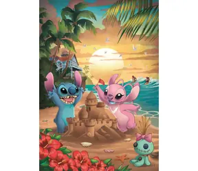 Clementoni 35547 Puzzle Lilo & Stitch: Stitch und Angel 500 Teile