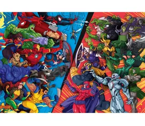 Clementoni 25059 Puzzle Avengers vs. Schurken SUPER 104 Teile / ab 6 Jahren