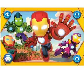 Clementoni 23778 Puzzle Iron Man und seine Freunde MAXI 104 Teile / ab 4 Jahren