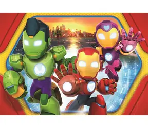 Clementoni 24829 Puzzle Iron Man und seine Freunde MAXI 24 Teile / ab 3 Jahren