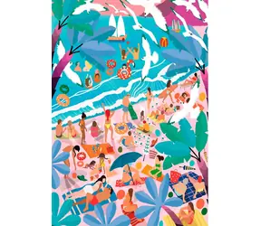 Clementoni 39938 Puzzle Sonntag am Strand 1000 Teile