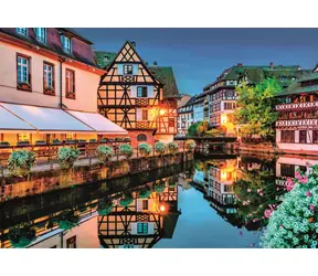 Clementoni 35544 Puzzle Altstadt, Straßburg, 500 Teile / ab 10 Jahren