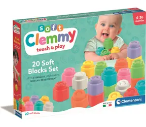 Clementoni Soft Clemmy Set mit 20 weichen Würfeln / ab 6 Monaten