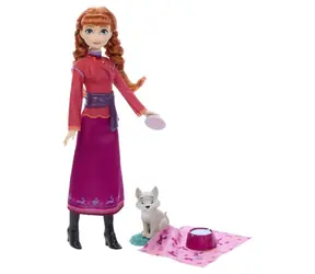 Mattel Frozen Puppe - Anna mit Eiswolfjungem / ab 3 Jahren