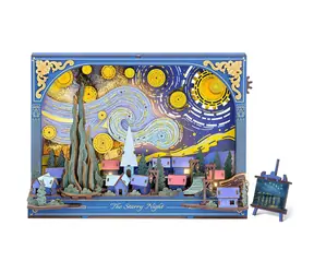 Robotime 3D-Holzpuzzle Sternennacht / 238 Teile / ab 14 Jahren