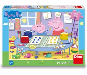 Dino Puzzle Peppa Pig: Künstler / 24 Teile / ab 3 Jahren 