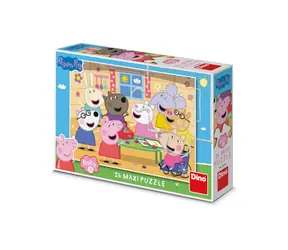 Dino Maxi Puzzle Peppa Pig: Shop / 24 Teile / ab 2 Jahren