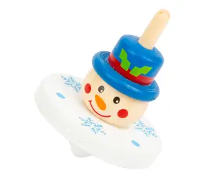 Small Foot Weihnachtskreisel 1 Stück Schneemann
