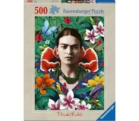 Ravensburger 120017363 Puzzle Frida Kahlo: Blühende Fantasie / 500 Teile / ab 12 Jahren 