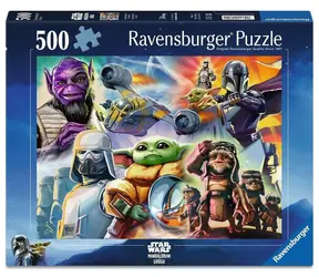 Ravensburger 120018124 Puzzle Star Wars: The Mandalorian und Grogu / 500 Teile / ab 12 Jahren 