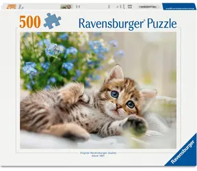 Ravensburger 120019046 Puzzle Kuschelkätzchen / 500 Teile / ab 12 Jahren 