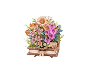 Robotime 3D Holzpuzzle Blooming Book