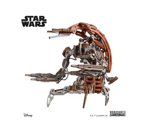 Ugears 3D-Holzpuzzle Star Wars Droideka
