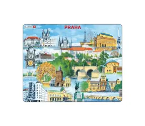 Dino Puzzle Prager Sehenswürdigkeiten / 66 Teile / ab 4 Jahren